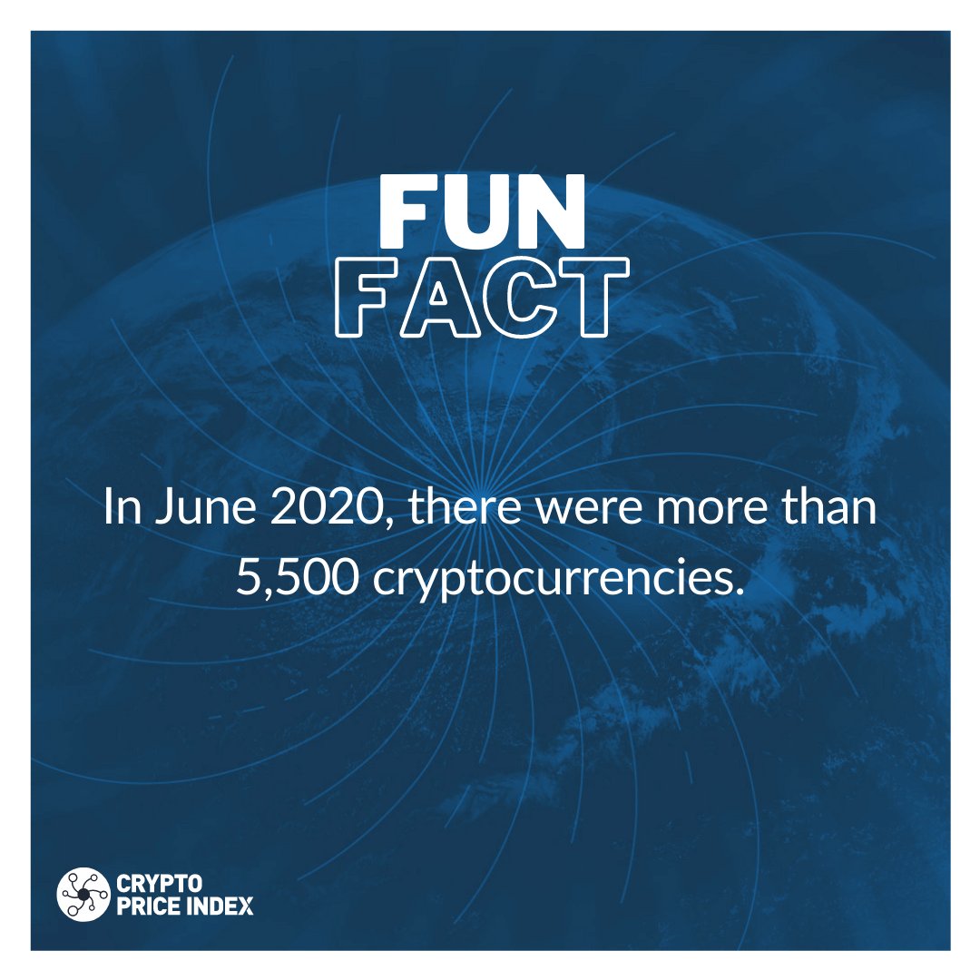 index_price's tweet photo. Fun Fact π‘
In June 2020, there were more than 5,500 cryptocurrencies.
#CPI #CryptoPriceIndex #crypto #cryptocurrency #blockchain #Bitcoin #BTC #finance #Fintech #DeFi #Trading https://t.co/erGoKAx3eq