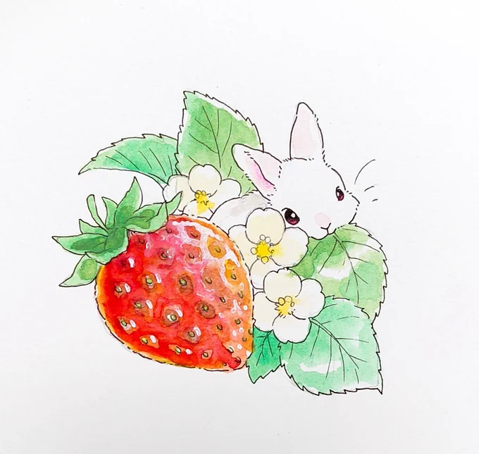 もぐもぐ  ((🍓)) 