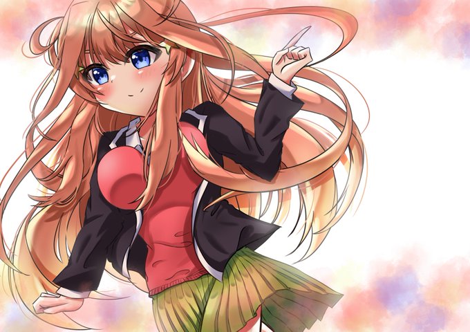 みるさんさんがTwitterに投稿した中野五月(五等分の花嫁)のイラスト。