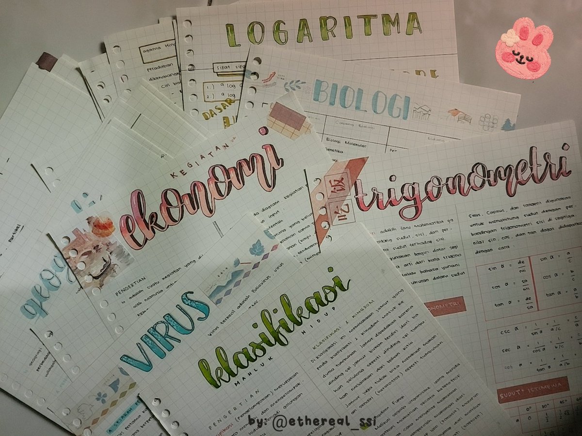 ethereal_ssi's tweet image. 🧤 kumpulan catatan kelas 10  🧤