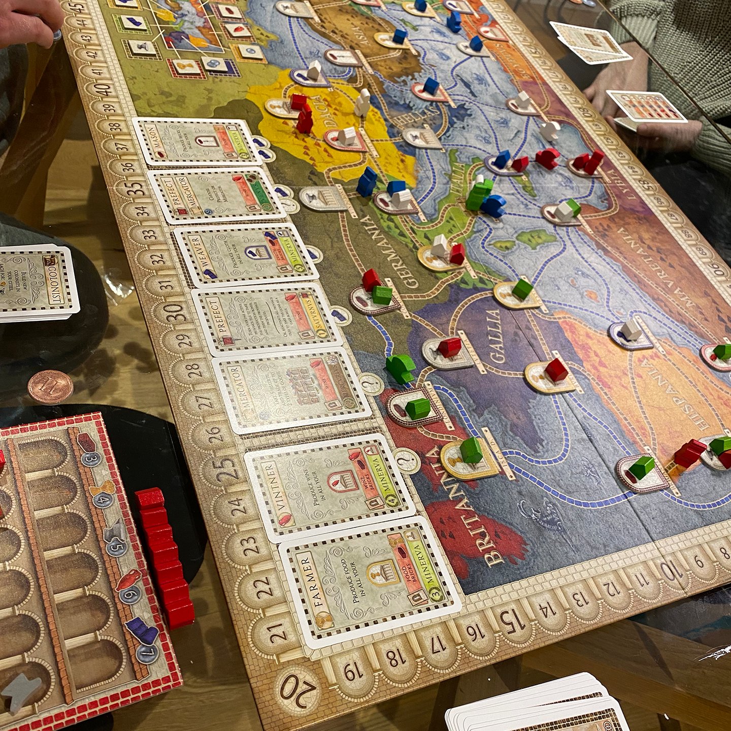 Comet Squid on Twitter: "Success!! We finally got a game of Concordia in!  Really loved it! Can't wait to play it again soon! #boardgames #boardgame  #tabletopgames #tabletopgaming #boardgamegeek #bgg #gamenight #cardgame  #social #