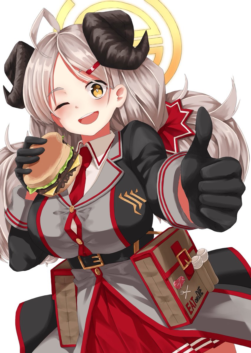 🍔😉👍 #ブルーアーカイブ #獅子堂イズミ