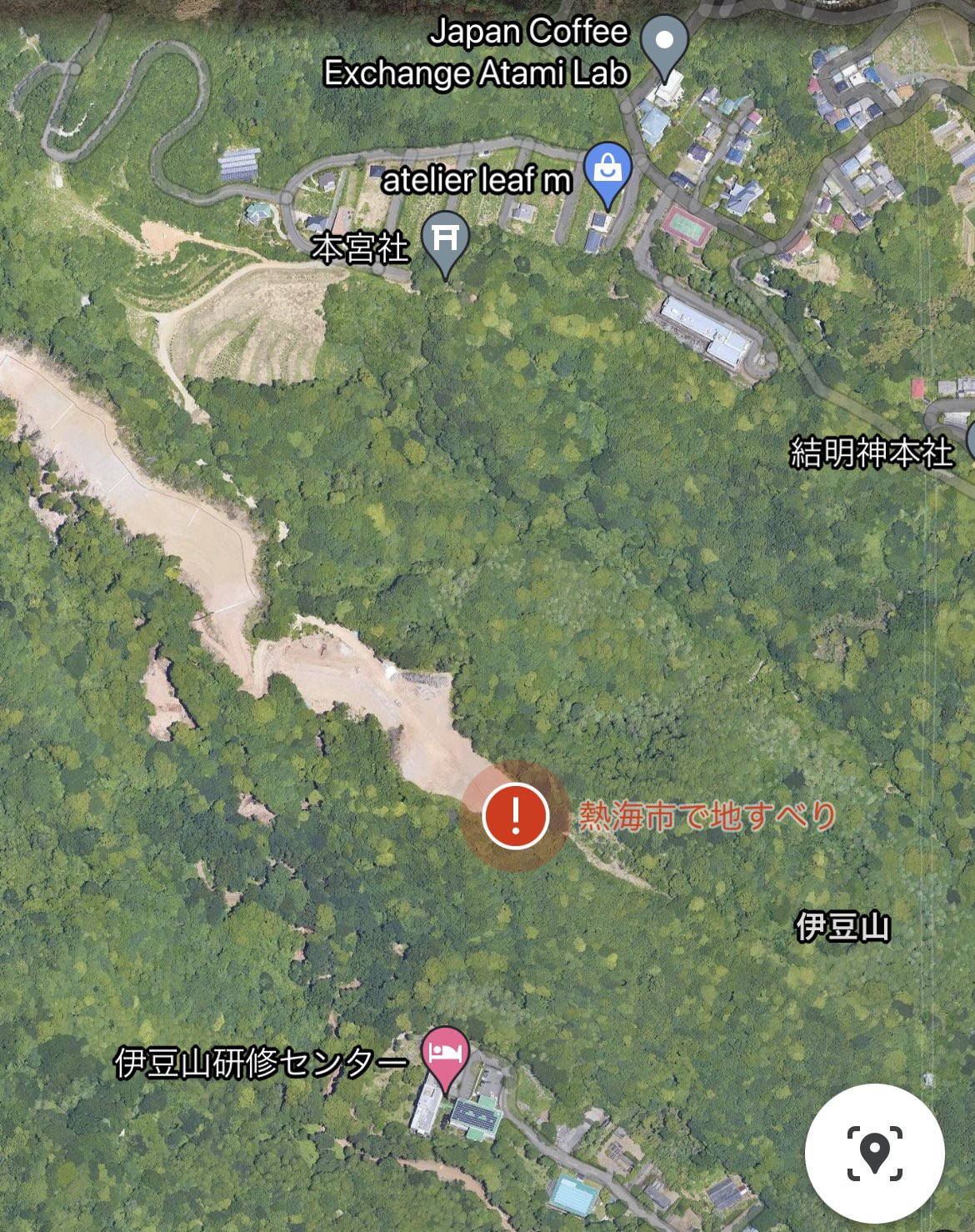 ウハウハ メガソーラーが原因と言われてる熱海の土砂崩れ現場 Googleではメガ用地に見えるが実は低圧分割 伊豆山で設備認定取得してる業者は34事業者に見えるが 実質的な支配者は中部エリアのゼネコン1社とその一族 マップに見える伊豆山研修センターもその ウハウハ メガソーラーが原因と言われてる熱海の土砂崩れ現場 Googleではメガ用地に見えるが実は低圧分割 伊豆山で設備認定取得してる業者は34事業者に見えるが 実質的な支配者は中部エリアのゼネコン1社とその一族 マップに見える伊豆山研修センターもその