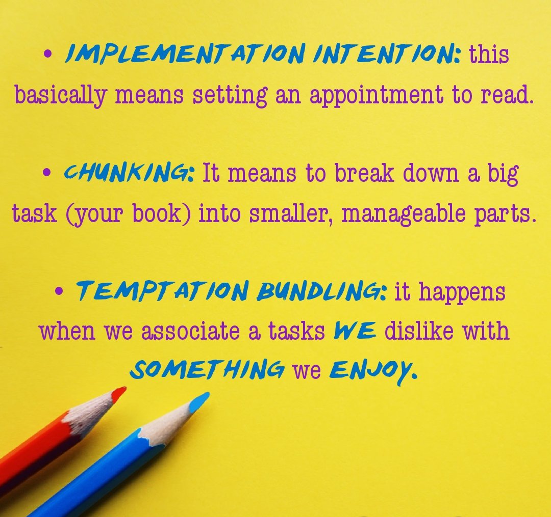 pranith_pk's tweet image. Psychological tricks to start reading.#Reading #readingtricks