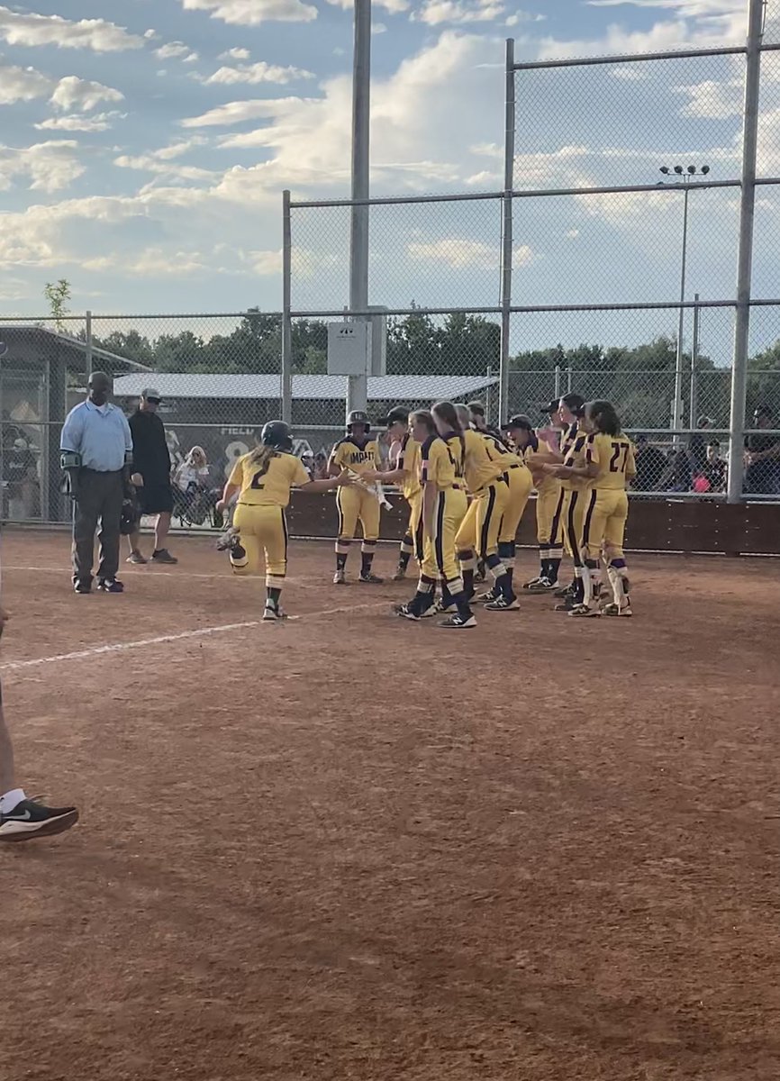 Impact Gold won both bracket games today against two great teams from Texas and California! We play again tomorrow (Saturday 7/3) 2pm MT at Lutz Park in Arvada. 

Congrats to Mallory Lumpkins for her bomb in our second game! 💣  Let’s keep it going ladies!!