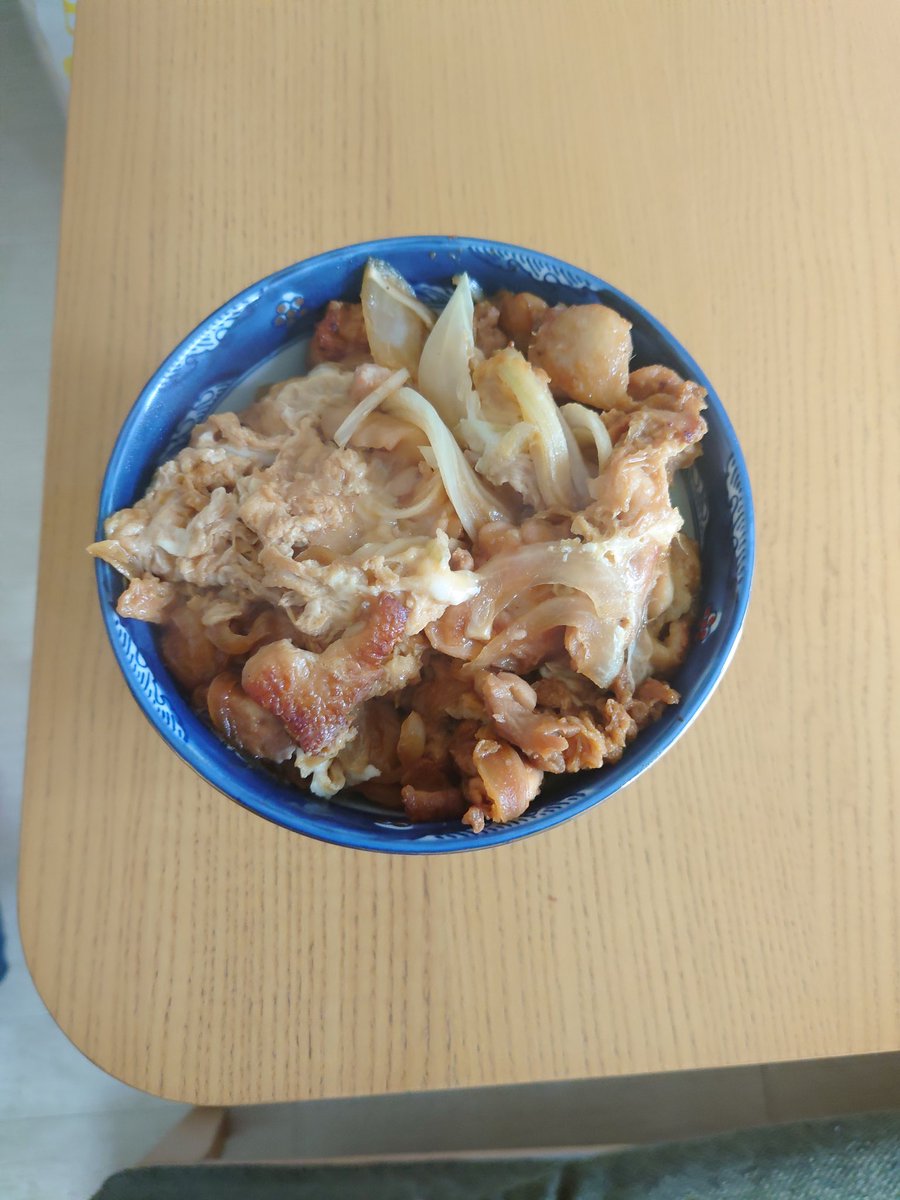 突撃魚 K11 Wlw用 親子丼作ってみた 久しぶりにマトモな料理作った気がする ちょっと作りすぎたか