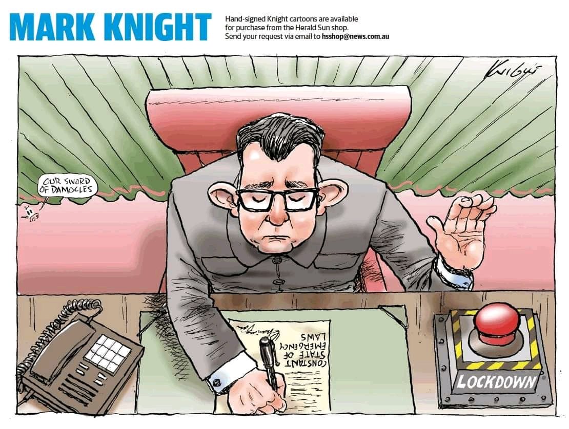 PoliBard's tweet photo. #PicturePoll - Is the main reason Dan Andrews keeps hitting the big red button because of a sex act performed by @PRGuy17 called the #LockdownLickdown?
❤ for "Yes"
🔁 for "Extra yes, with LOL sauce" https://t.co/ScgUpUobeX