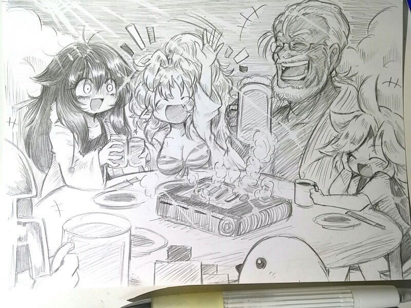 @koogenmunagoto それはIfルートのパラレルワールドです。
正式ルートでは幸せに暮らしてるので安心してください。 