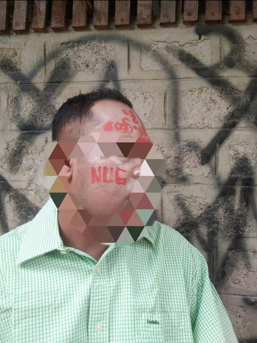the0nlyak's tweet photo. Solo Strike was staged by pro democracy activist from #Natmauk by supporting NUG,CRPH and #PeopleDefenseForce (PDF) today!!
#WhatsHappeningInMyanmar 
#July3RevileStrike 
#MurdererMinAungHlaing https://t.co/73e9tHXmNL