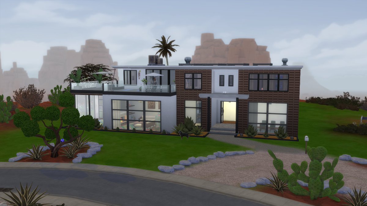 bonay_lay's tweet image. I've been more inspired to build a more modern build, thanks to @Deligracy Here is my latest!  @TheSims #showusyourbuilds #modernbuild