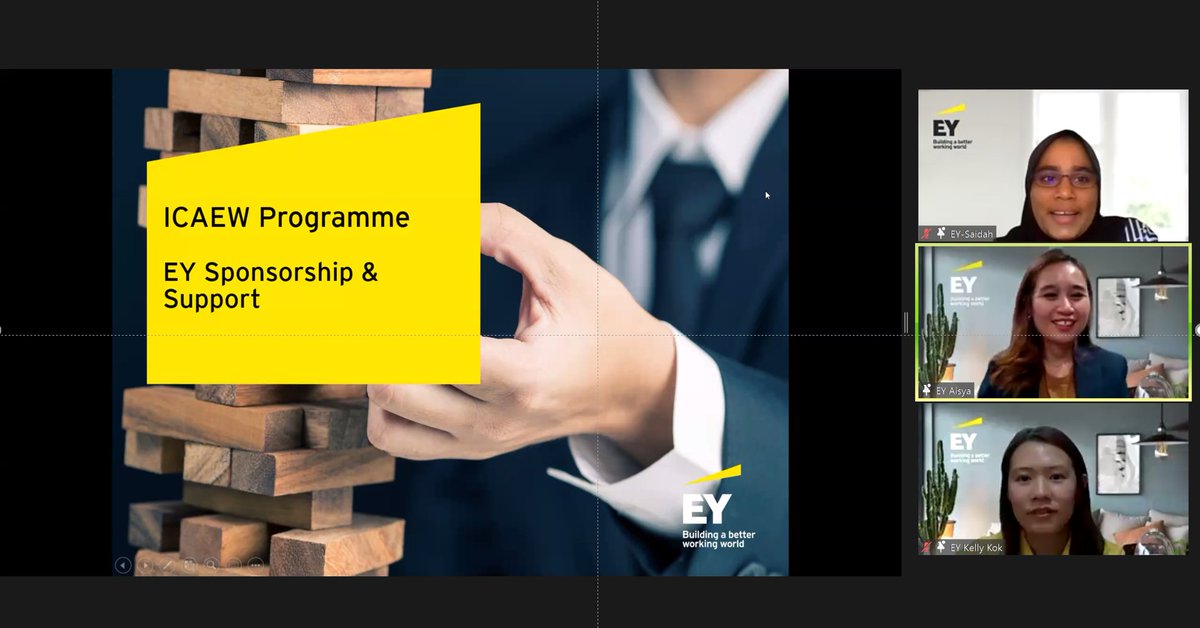 Opportunities in @EY_Malaysia aplenty for ICAEW students at the Training Agreement and Internship Placement event now!

EY is looking for students that are not just academically good, but are also active in co-curricullar too! 

#icaewstudents #eymalaysia