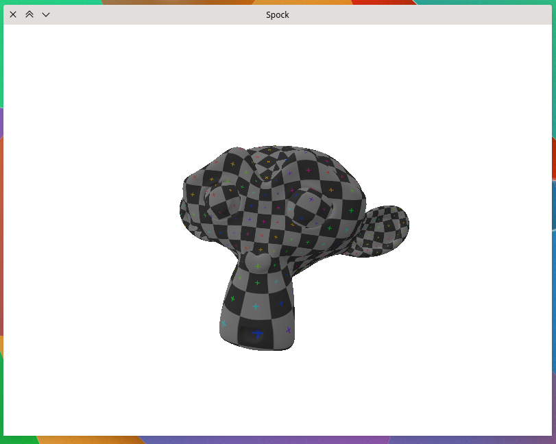 ForLoveOfCats's tweet photo. Smooth shaded "high poly" (subsurf modifier) Suzanne model with UV coordinates loaded by my custom obj model loader and rendered with Vulkan :) https://t.co/i8FfFwerIH