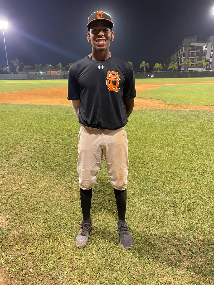 F: <a href="/SoCalGiants/">SoCal Giants</a> 8, Canes West 1
PoG: <a href="/AustinCharles25/">Austin Charles</a> 2-4, 2B, 2 RBI, 2R
Pitcher: <a href="/michael_ebner_/">Mikey Ebner</a> 3 IP, 3K, 2H, 0R
Notables: <a href="/swan_masen/">Masen Swan</a> 3 IP, 5K, H, 0R | <a href="/JasonHall_28/">Jason Hall</a> 2-3, RBI