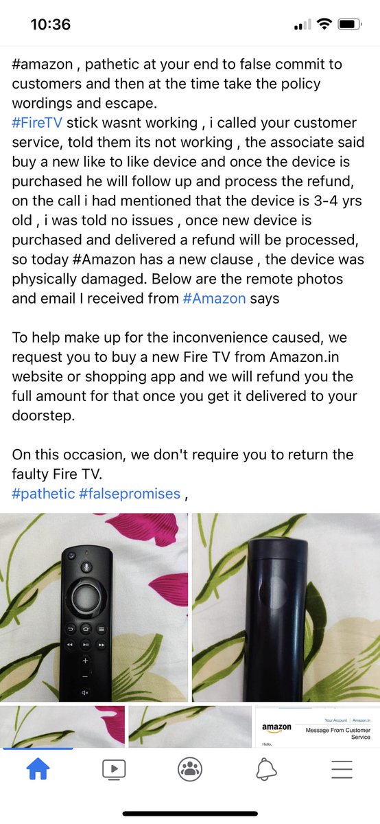 mukesh_j10's tweet photo. #amazon ⁦@amazon⁩ #falsecommitment #pathetic https://t.co/9zOwGbVEqB
