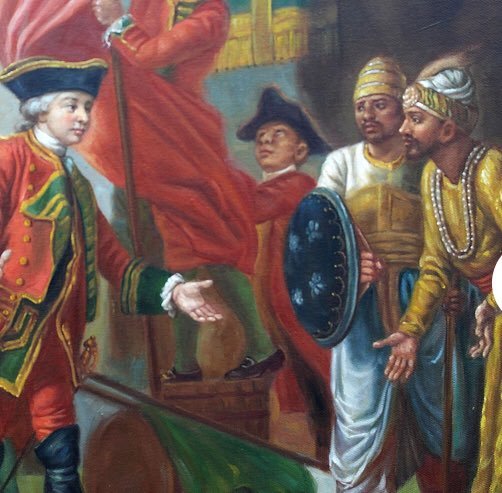 Индия и великобритания. Роберт Клайв 1757. Битва при Плесси 1757 Роберт Клайв. Роберт Клайв Индия. Битва при Плесси 1757.