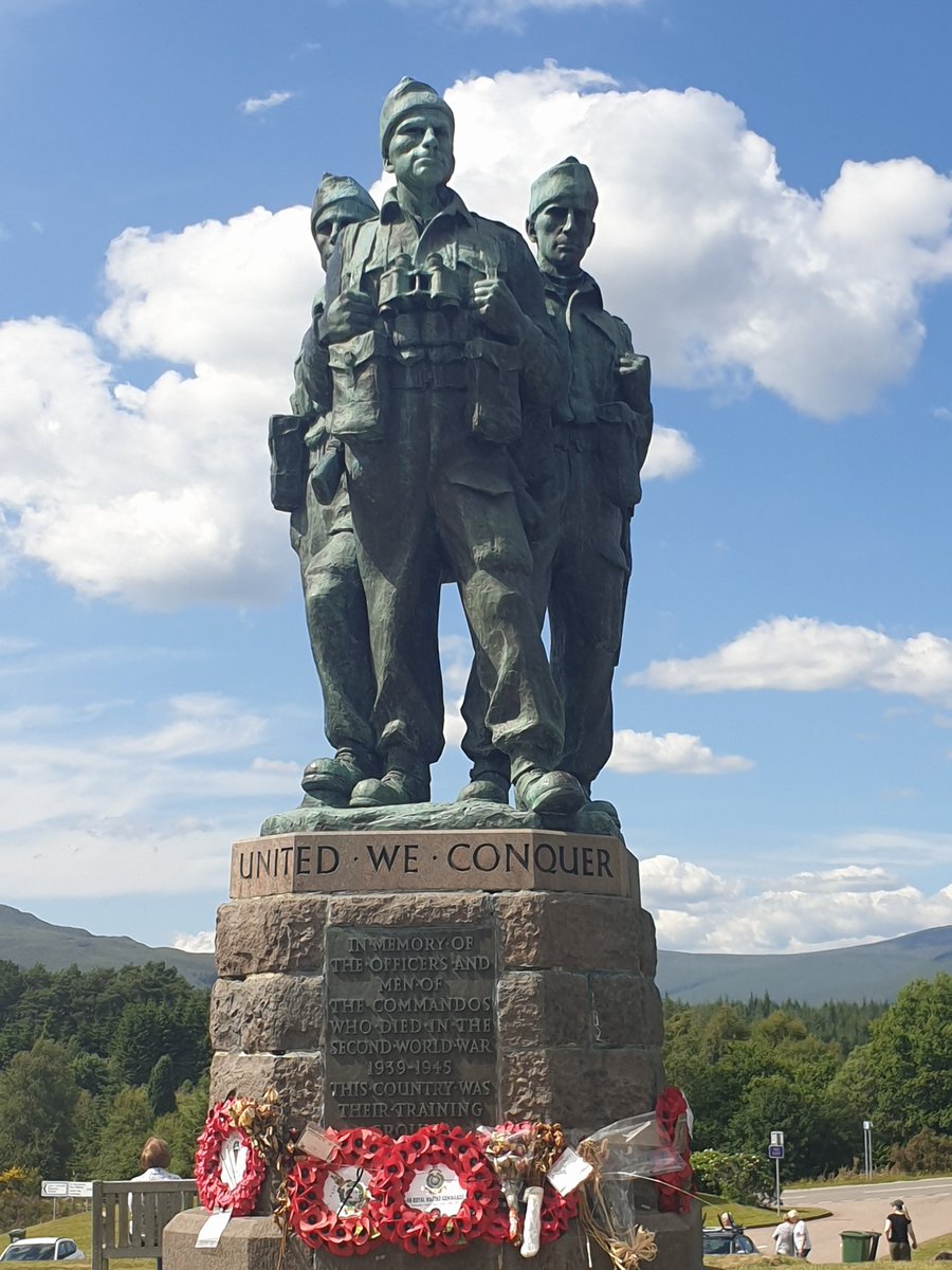 Bairdtravels's tweet photo. Commando mememorial today. Spean bridge #scotlandstaycation https://t.co/NfSOQtAZfJ