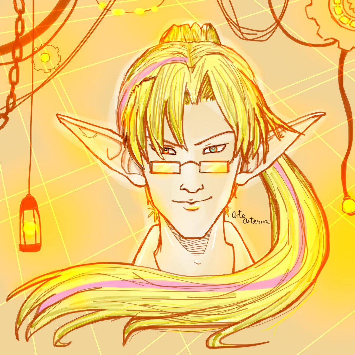 Margasan03's tweet photo. Mis ataques de hoy~
Personajes: Jeromee Rowan de MichaelSilverleaf y Bravi Oak Finn de MechitaEstrella
 #artfight2021 #artfight #digitaldrawing #sketch #elf #furry https://t.co/19GhZVjfS8