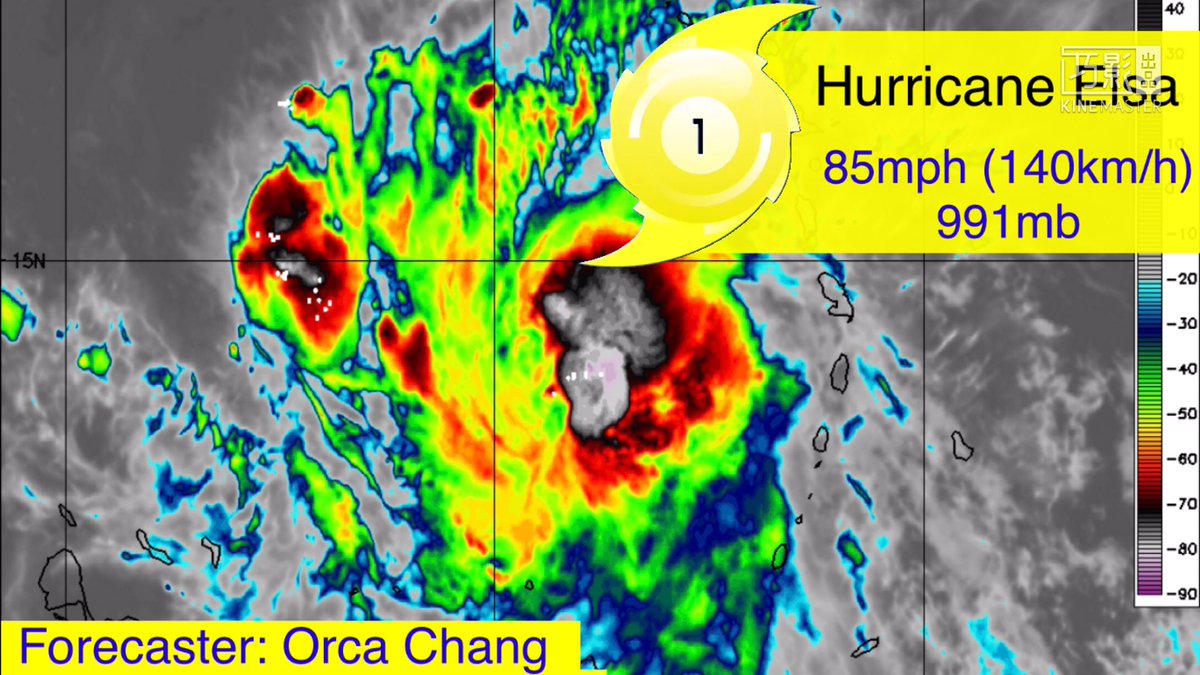 hkwxnerd's tweet photo. Elsa is speeeeeeeeeeeding to Eastern Cuba.Hurricane watches are issued there https://t.co/TTd60dzeMB