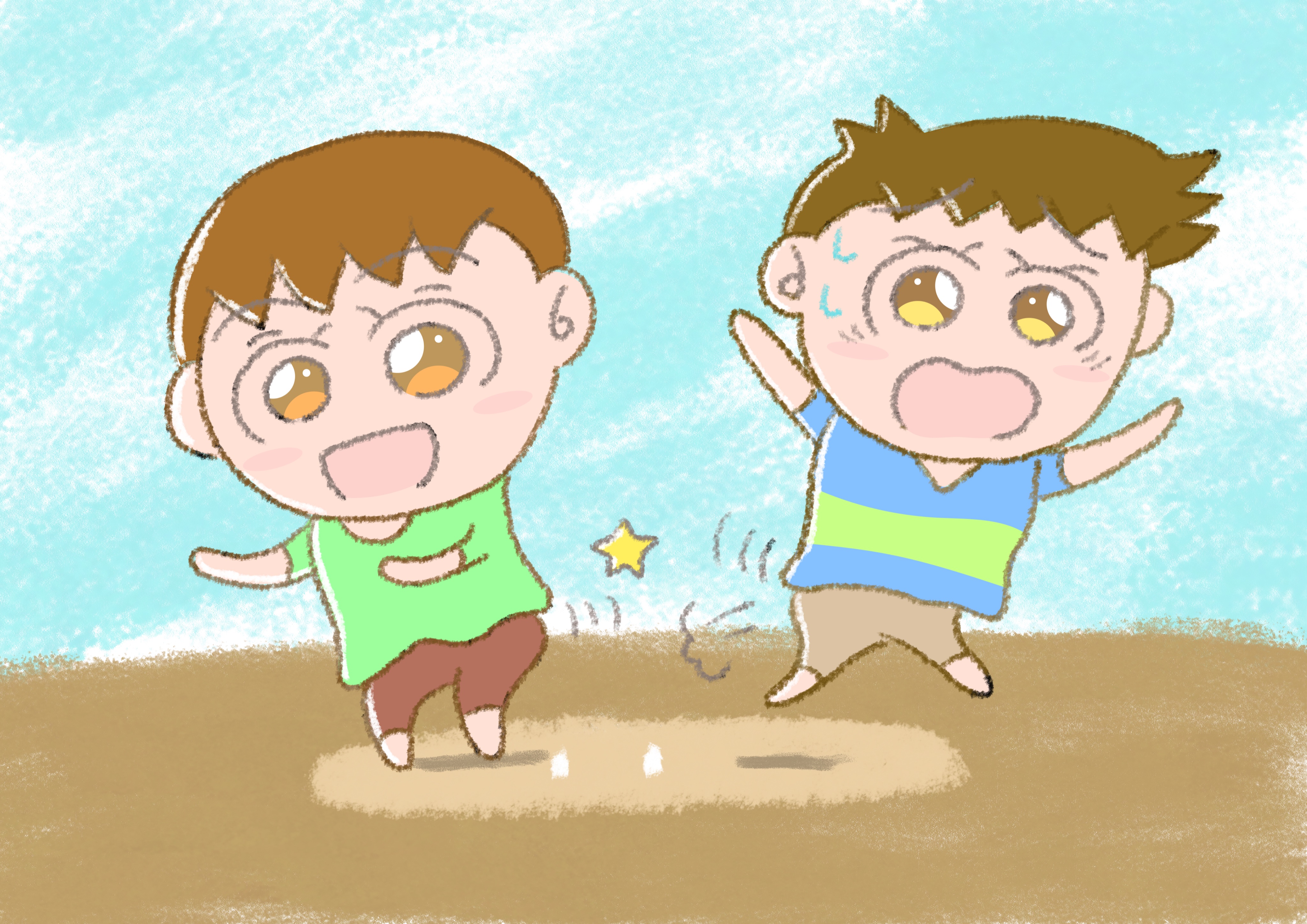 Aki かわいい子供 動物イラスト描きます Sur Twitter 尻相撲をしている男の子たち イラスト イラストレーター かわいいイラスト 私の絵柄が性癖に刺さる人に届いてほしい みんなで楽しむtwitter展示会 T Co Bmc1mvffpj Twitter