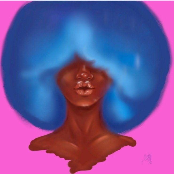 974_saby's tweet photo. Back to (my) basic : Blue Cotton Candy 🍬
#bgwp #artontwitter #BlackOwnedBusiness https://t.co/ffmLEzgZcg