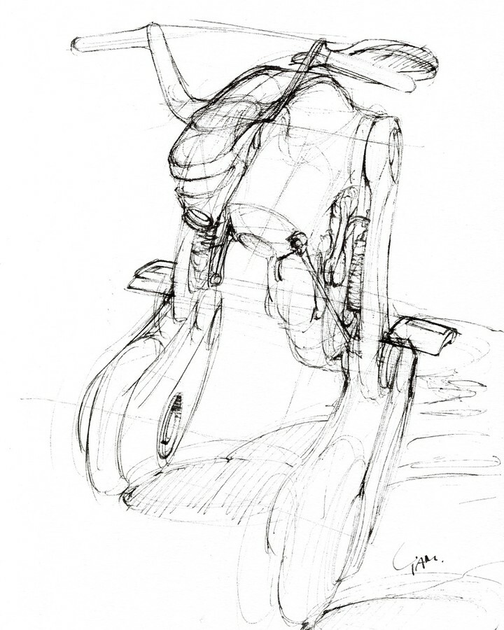 Yam_eye's tweet image. Rough sketch for  CanguRo, winner of the Platinum A&apos; Design Award.
Lamy Safari on watercolor paper
#Drawing #idsketch #roboticvehicle instagr.am/p/CQ2j7TFDsBh/