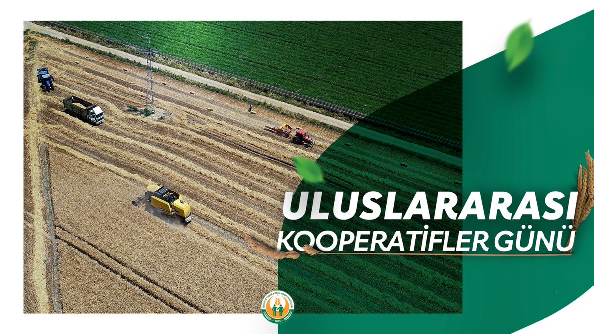 tarimkredi's tweet photo. Yardımlaşma ve dayanışma esasıyla ülkemizde kooperatifçilik kültürünün öncüsü, 810 bin ortağıyla Türkiye'nin en büyük çiftçi ailesi #TarımKredi Kooperatifleri olarak ortaklarımızın ve tüm üreticilerin Uluslararası #KooperatiflerGünü'nü tebrik ederiz. https://t.co/hy905lLgAp