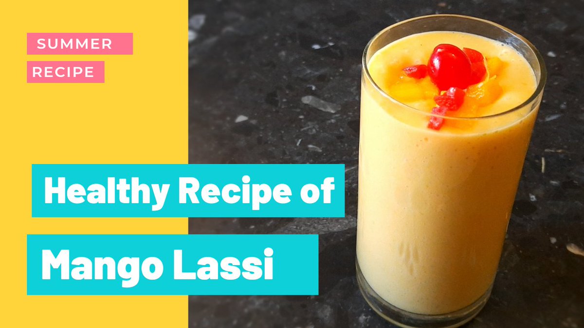 Healthy Recipe of Probiotic Drink - Mango Lassi uploaded on channel. Click on the Link to watch youtu.be/FgXuSDLPtLo

Please leave your valuable comments. 

Thanks 😊🙏