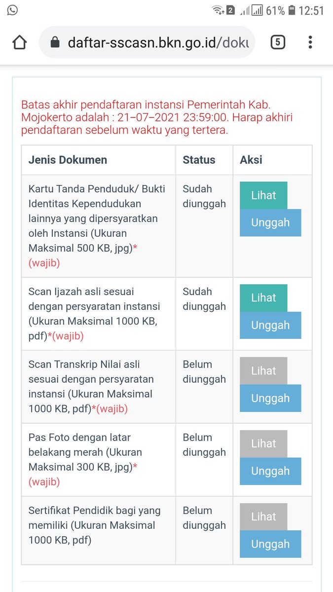 AdriLugah's tweet photo. @bkdjatim Mohon pencerahannya Pak/Bu
PPPK GURU 
SURAT LAMARAN, AKREDITASI, SURAT PENGALAMAN KERJA MIN.3 th di upload dimana ya... https://t.co/ZpEjzPtn3y