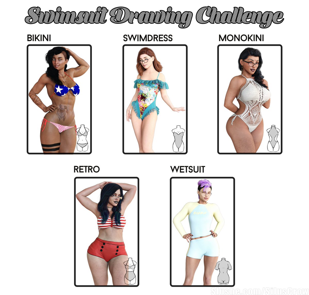 SilusCrow's tweet photo. YO WE GOT THIGHS. (Also the other memes as well just for completion's sake)

And I think with that I used all my ladies for these four memes. https://t.co/Kl4qycgT6m