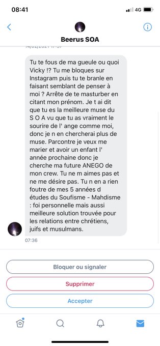 Y&rsquo;a des gens ils ont un probl&egrave;me 🤣 j&rsquo;ai absolument rien compris et bien &eacute;videment je ne le connais ni
