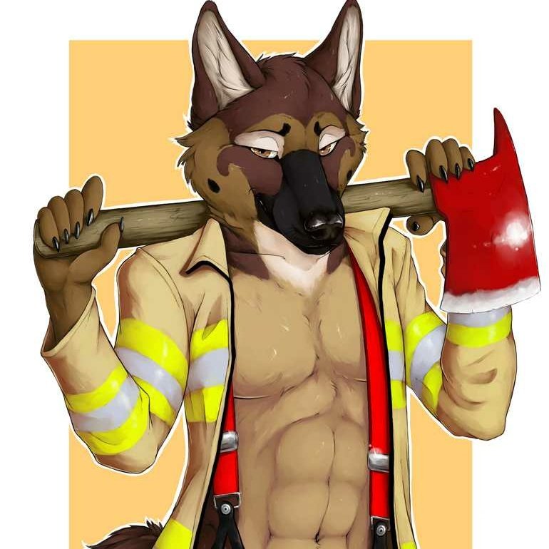 deamonwolf753's tweet image. Hay everyone so thanks to my good friend i was talking to he help me find a name for my sona an my sona name is demon he 20 years old an he bisexual an he a firefighter if you want to rp with him dm me