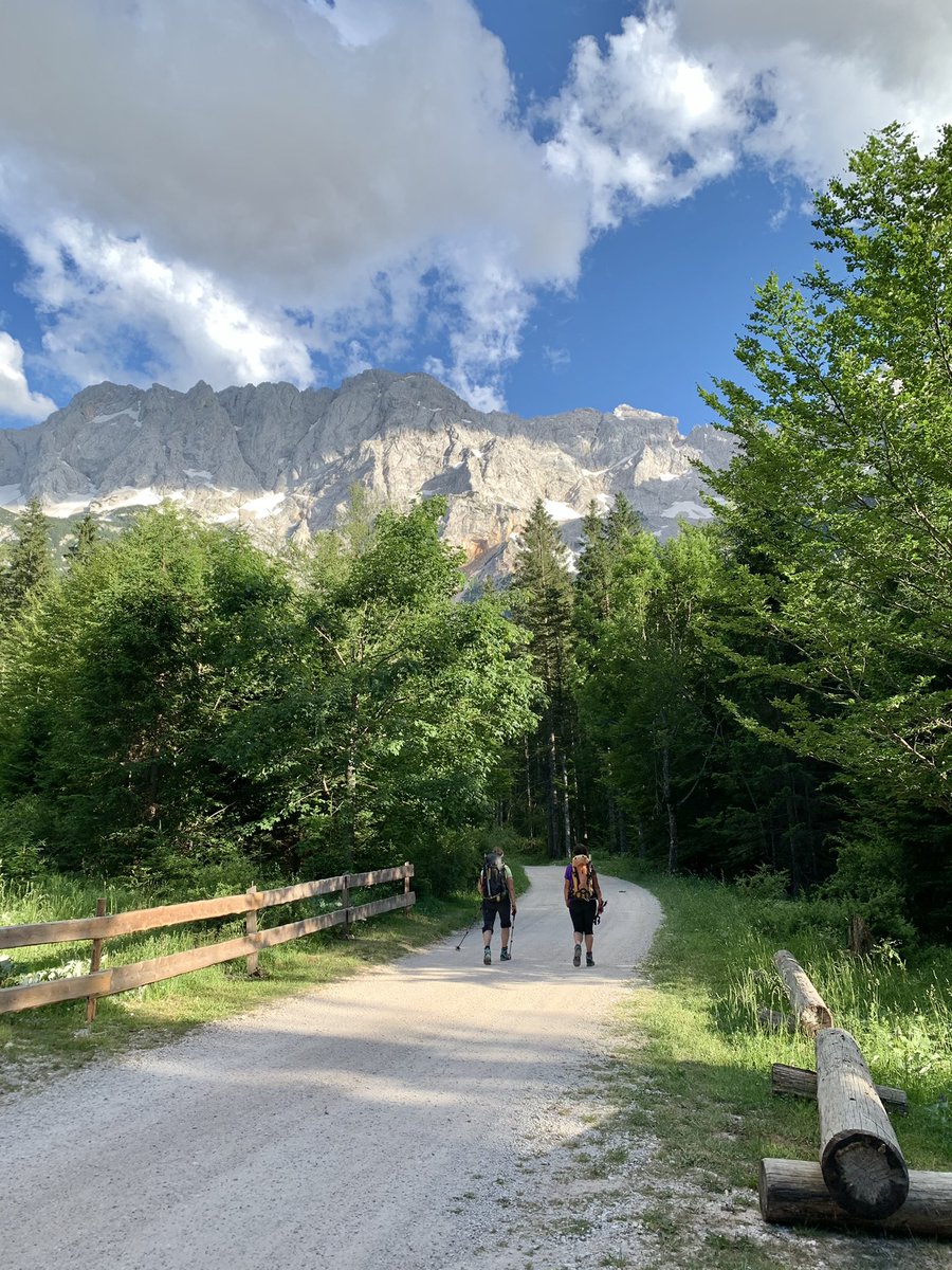 ExploringSlo's tweet photo. The lush green side of the Kamnik-Savinja Alps above Jezersko. I swear I could just move here ♥️ https://t.co/iHBwwxClTJ