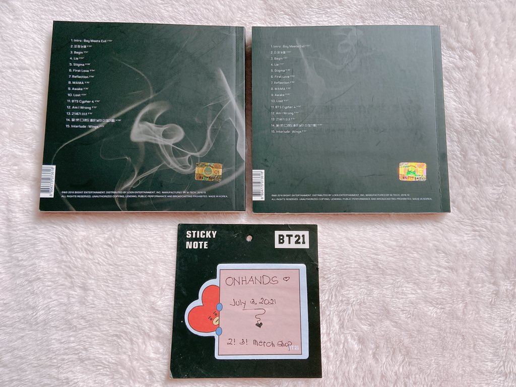 hadulset_shop's tweet photo. #HadulsetOnhands || Closing Sale π
BTS Wings Album (N, G versions)
-Unsealed
-PB + CD
-Check photo for the condition
Php280.00 each plus LSF
DOP: July 20, 2021
π©DM us to Order https://t.co/q6jdrc5KbB