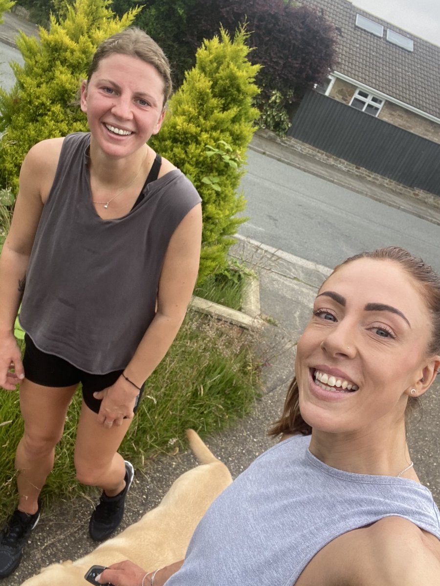 EmmaJBeveridge's tweet photo. 10k done ✅ with the wonderful human that is @dom_fenner 🏃‍♀️🏃‍♀️!! Great start to the weekend 💪🏼… not sure my body will survive the competition I’ve got to go to now though 🙈🤣🏋🏽‍♀️#WATSportsFest #SeasideRun #TeamEast 
@LaceyFieldLouth @WellspringWell1 https://t.co/fIQV0QFtd9