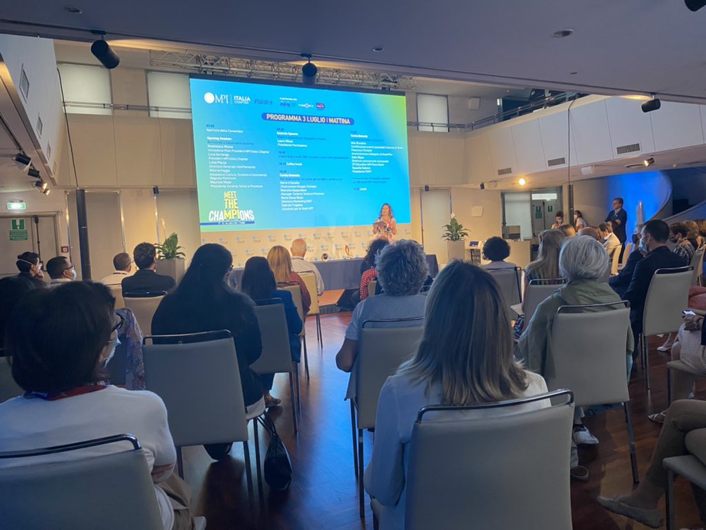 Day Two di #MeetTheChaMPIons, convention di <a href="/MPI_Italia/">MPI Italia Chapter</a> all’<a href="/nhhotelsit/">NH Hotels Italia</a> di #Torino (Centro). Conduce <a href="/GiusiLegrenzi/">Giusi Legrenzi</a>.

Qui per <a href="/missionline/">MISSIONLINE</a> 

#meetingindustry