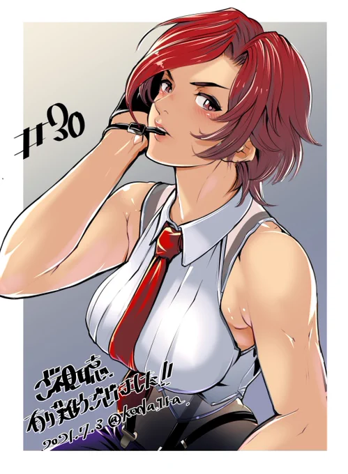 お絵かき配信30回目。エージェントチーム!
#KOF #KOF15 #ヴァネッサ #vanessa #格ゲーキャラ描こうぜ 