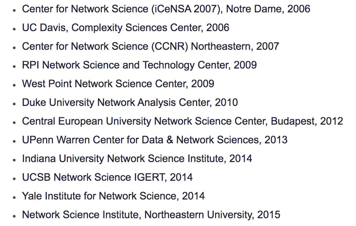 barabasi's tweet image. #Networks2021: Can you help me update this list? Any other Network Science centers and institutes I do not know of?