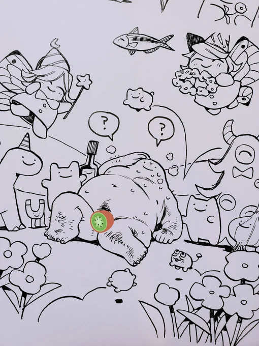 描いてるうちに5%だったスケベ心の比率がどんどん増えていくので困る 