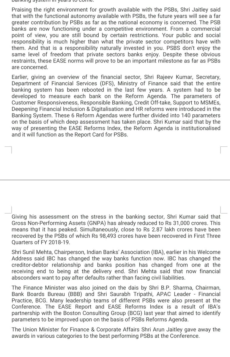 Prashant168656's tweet image. Respected PM,
Please have a look at the views expressed by your colleague in d cabinet during February &apos;2019. He was ur then Finance Minister who admitted PSBs r lifeline of Indian Economy.
#SavePSB_SaveNation
#PrivatizationGoBack
#PrivatizationNoSolution #StopPrivatization