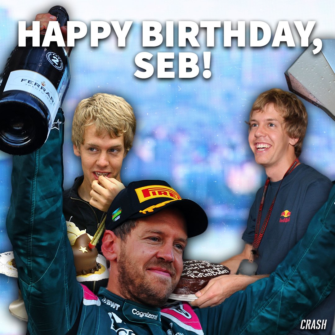 A very Happy 34th Birthday to Sebastian Vettel!       