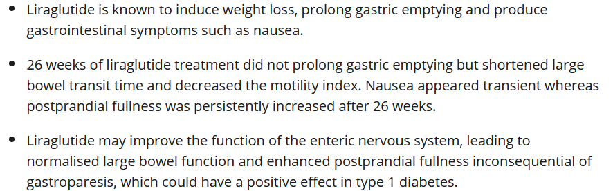 joostphdrenth's tweet image. Liraglutide accelerates colonic transit in type 1 diabetes and polyneuropathy: A randomised, double‐blind, placebo‐controlled trial @DanielJDrucker #victoza @gastrorts @uegjournal @my_ueg @wileyhealth 

onlinelibrary.wiley.com/doi/10.1177/20…