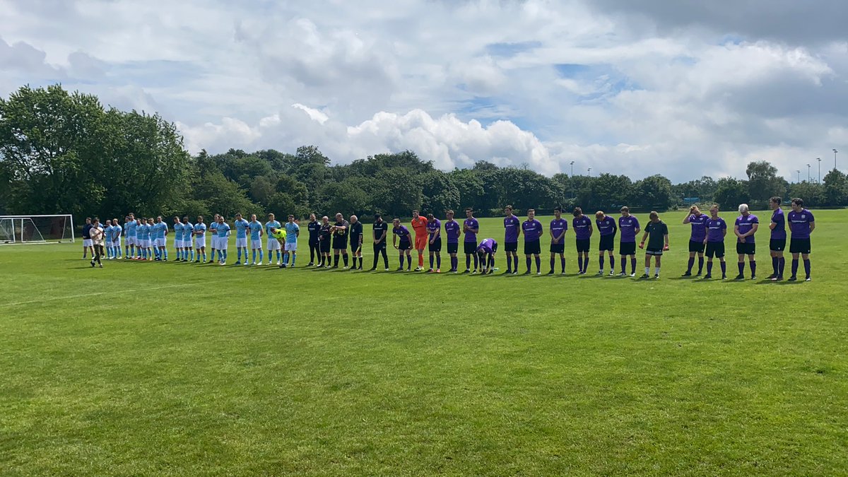A minutes applause before kick off for Joanne Beaman and Munashe Grey
