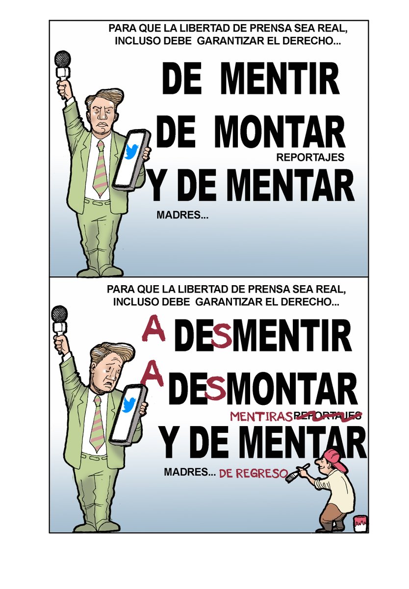 fisgonmonero's tweet photo. Las mentiras y las campañas de odio dañan a la libertad de expresión. https://t.co/zbCj0XYGhZ