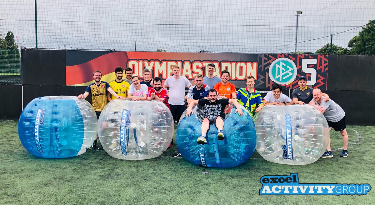 ExcelActivity's tweet image. Epic game of #BubbleFootball #Bulldog &amp;amp; @shockfootball for Alex’s stag do @goals_southmptn #Southampton @MCTdub