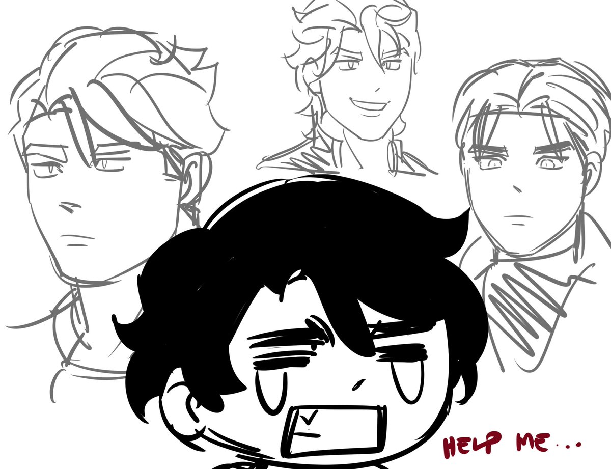 im fighting for my life out here fujiryo STOP MAKING THE SAME MAN!!!!!!!!!!!! 