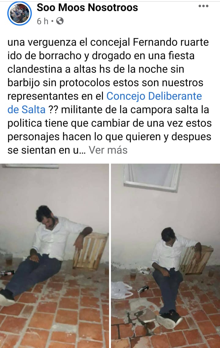 NictibioUrutau's tweet photo. Hacen campaña con los recursos del estado y lo suben a las redes, despues intentan cobrar el #Ife y a la noche salen de joda y terminan re fisura. #LaCámpora #Salta #Ruarte https://t.co/S7eELSYu5V