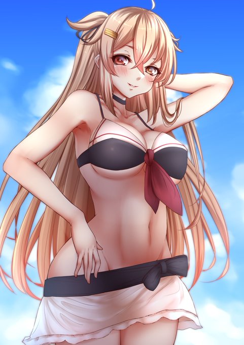 「自分の強みをよく分かっている村雨」

('ω') おっぱいもいいけど・・・

('ω') そうそう!やっぱ白露型は鼠蹊部がスケベよな～

 __[憲]
 (  ) ('ω')
 (  )Vノ )
  | |  | |

#艦これ #村雨 