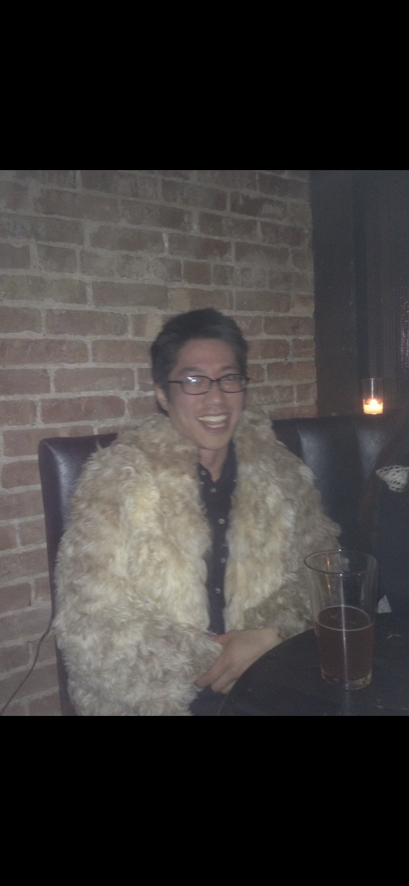  Happy birthday, Tao! This is from December 2011, with I think coat? 