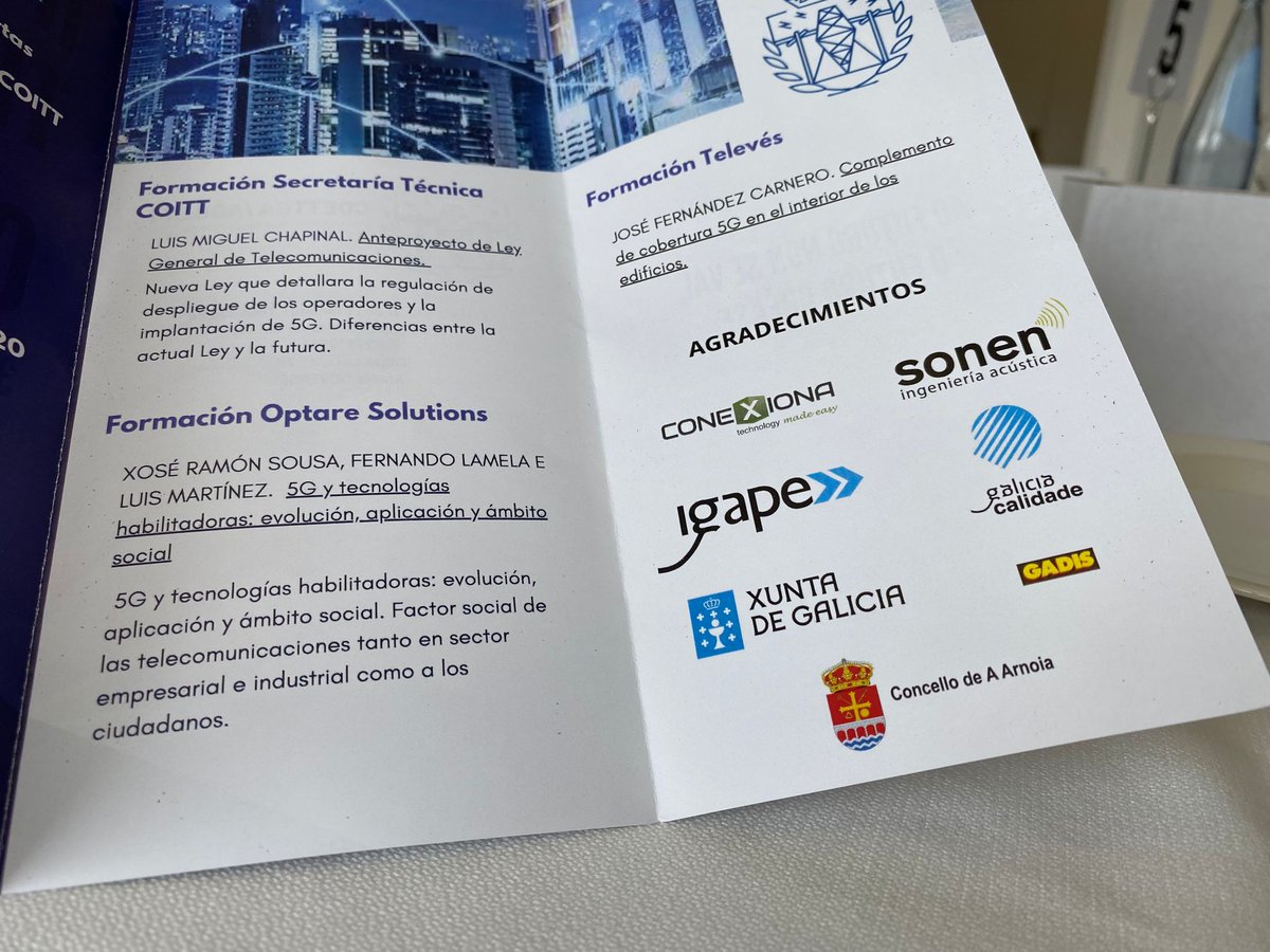 conexiona's tweet photo. Nos complace formar parte de los patrocinadores del II Foro Telecos Galicia 🎉🎉 

Con cerca de 200 asistentes, entre colegiados, empresas e instituciones de Galicia.

▶️ https://t.co/5KdysiCl0J
#IIforotelecosgalicia #telecos https://t.co/eJ22Pwe3BF