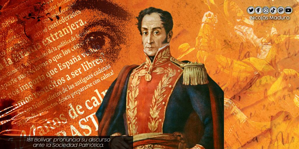 Un día como hoy, el Padre Bolívar hizo vibrar los corazones de las y los patriotas, con un brillante discurso cargado de claridad política y pasión revolucionaria. Cada línea expresada por el Libertador, resume la gran tarea: defender la libertad de los pueblos.